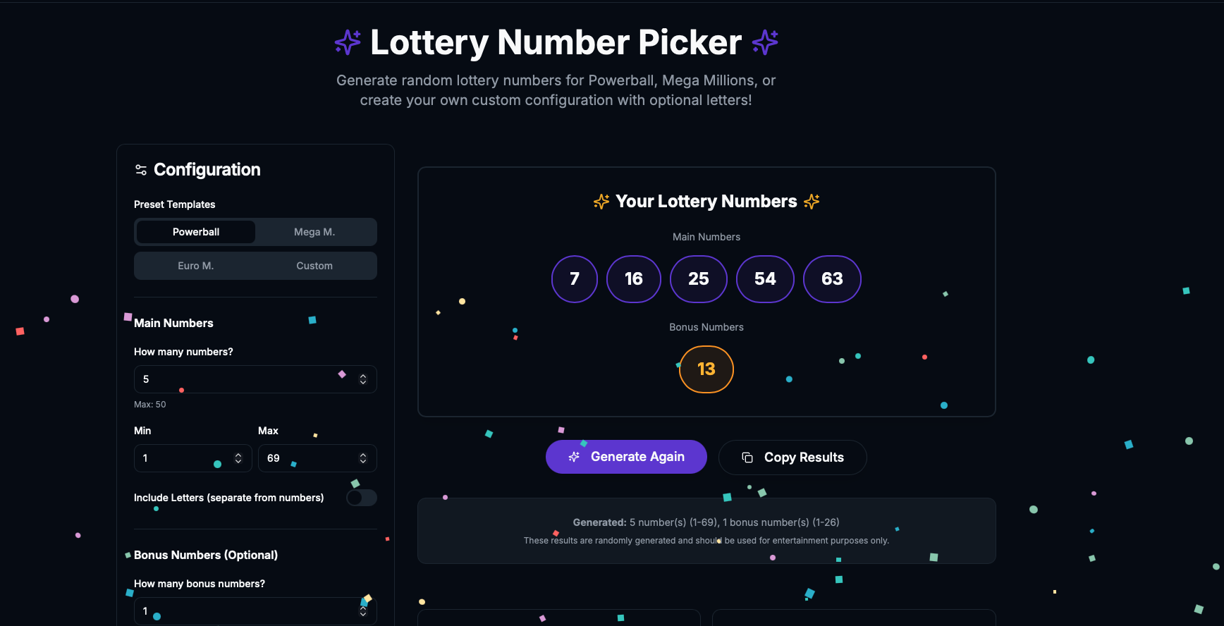 Lottery Picker