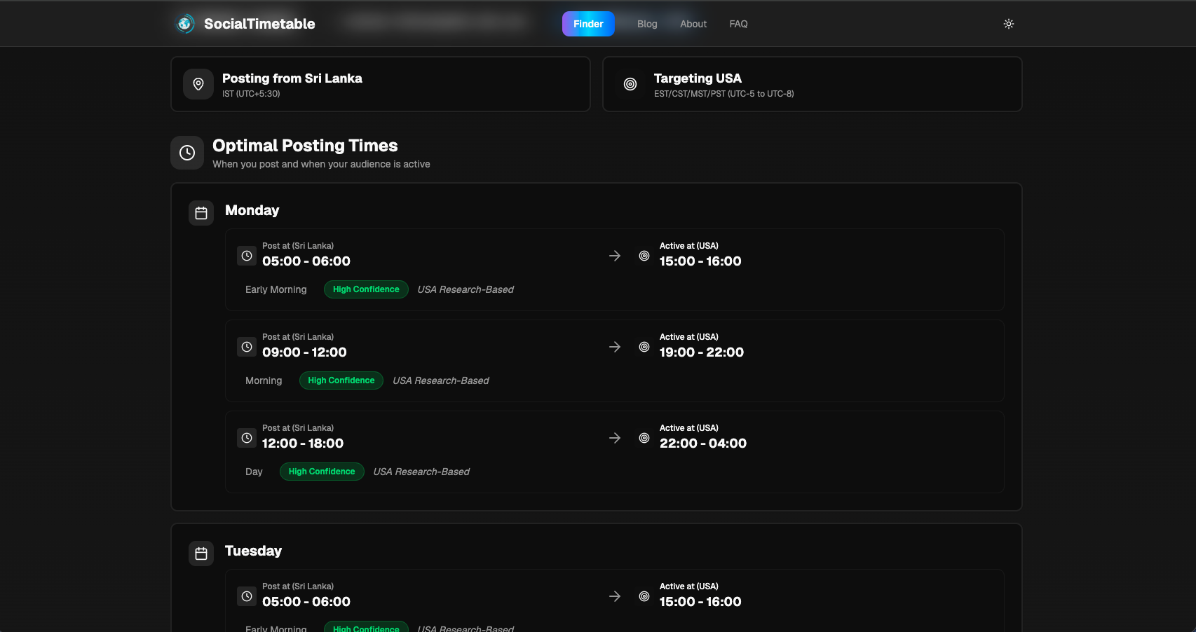 Intelligent Time Finder
